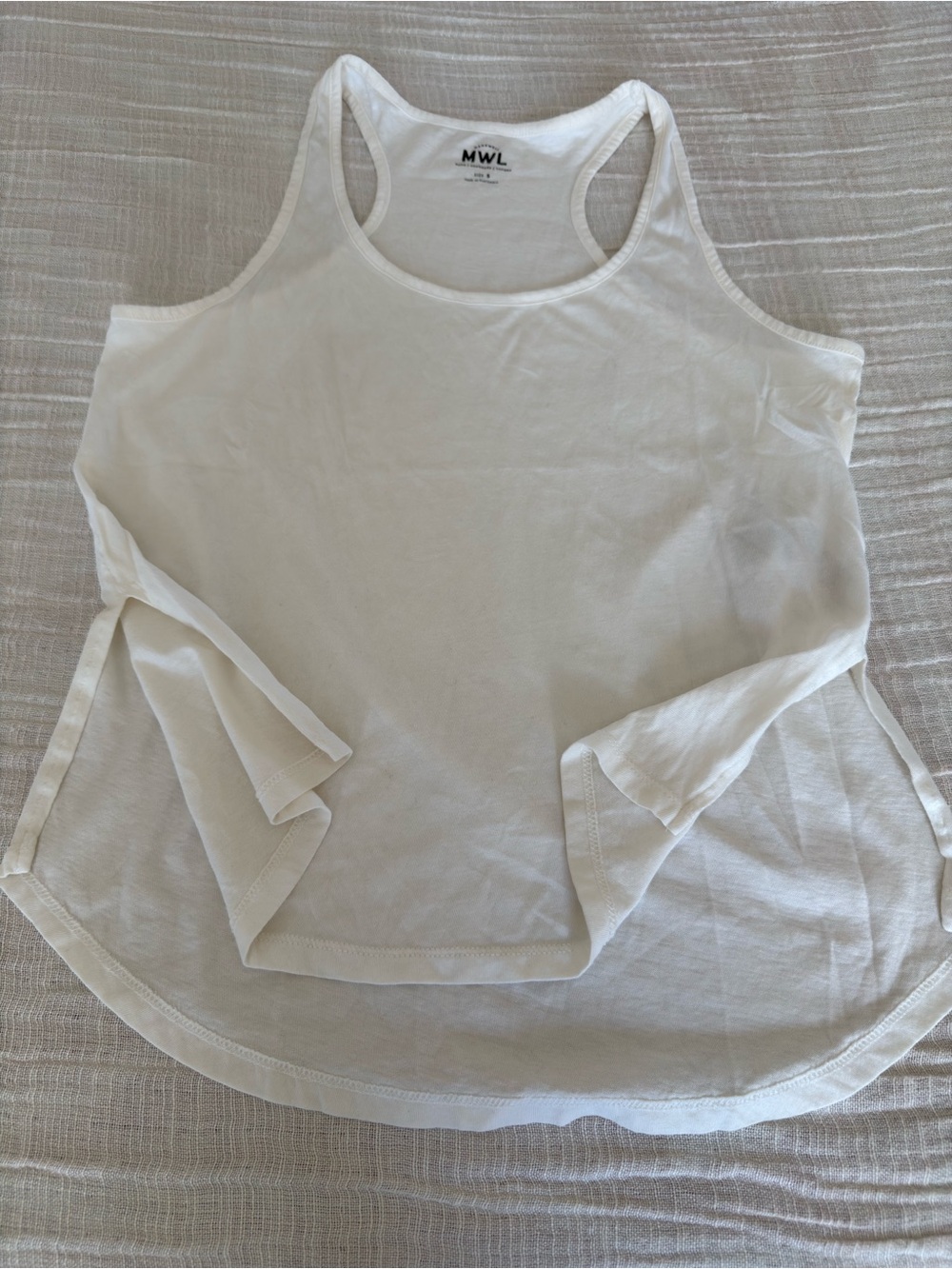 🤍 Madewell MWL White Tank Top - Size S 🌿